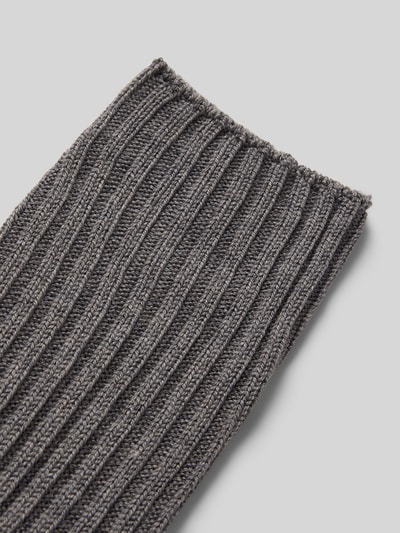 Falke Sokken met ribboord, model 'Nelson' Antraciet - 2