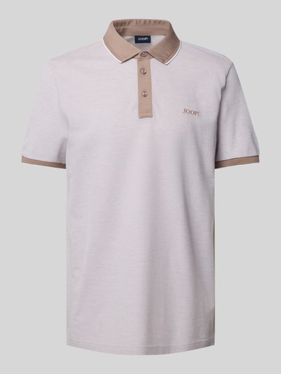 JOOP! Collection Poloshirt mit Label-Stitching Beige 2