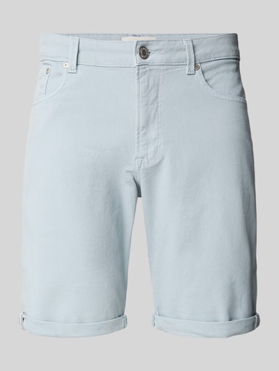 Produktfoto, Jeansshorts mit Umschlag und Eingrifftaschen Modell 'RICK ALLEN' von Jack & Jones in Hellblau, Baumwoll-Elasthan-Mix, Regular Fit