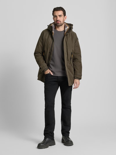 PME Legend Parka mit Kapuze Oliv 1