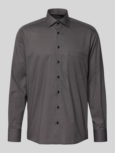 ETERNA Comfort Fit Businesshemd aus Baumwolle mit Kentkragen Black 2