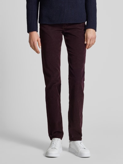 Angels Slim Fit Jeans im 5-Pocket-Design Modell Cici' Aubergine 4