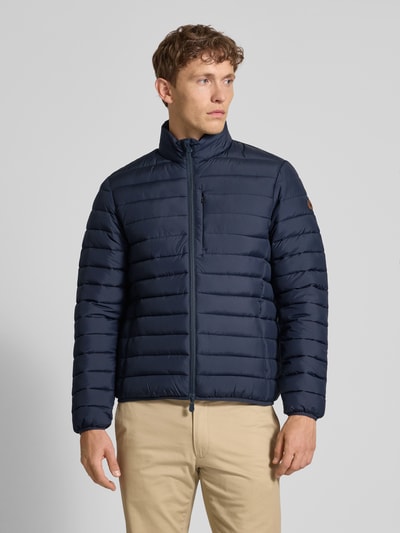 SAVE THE DUCK Kurtka pikowana z zamkiem błyskawicznym dwustronnym model ‘ERION’ Granatowy 4