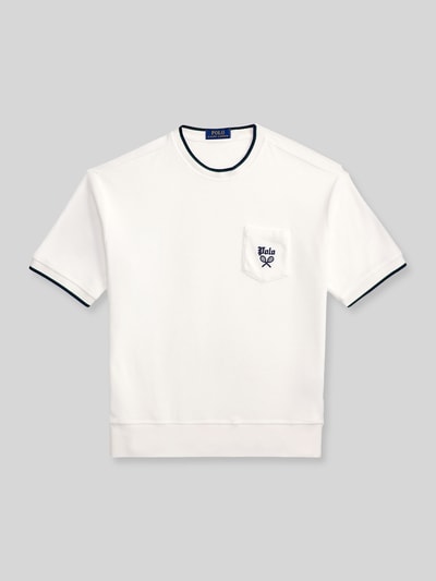 Polo Ralph Lauren T-shirt o kroju comfort fit z mieszanki bawełny Biały 2