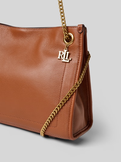 Lauren Ralph Lauren Leren handtas met labelhanger Cognac - 3