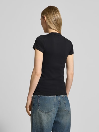 Polo Ralph Lauren slim fit T-shirt van katoenmix BLACK - 5