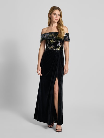 Adrianna Papell Regular fit avondjurk met pailletten Zwart - 4