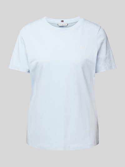 Tommy Hilfiger T-Shirt aus reiner Baumwolle Hellblau 2