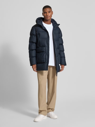 RAINS Steppjacke mit Zweiwege-Reißverschluss Marine 1