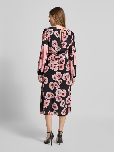 Marc Cain Midikleid mit Bindegürtel Black 5