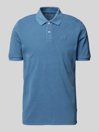 ECOALF Regular Fit Poloshirt mit Logo-Stitching Modell 'TEDANALF' Jeansblau 2