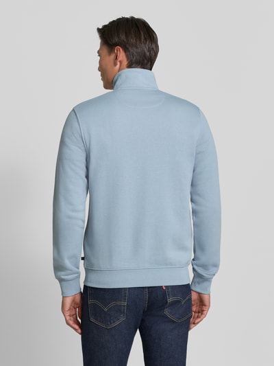 s.Oliver RED LABEL Bluza rozpinana o kroju regular fit z mieszanki bawełny Błękitny 5