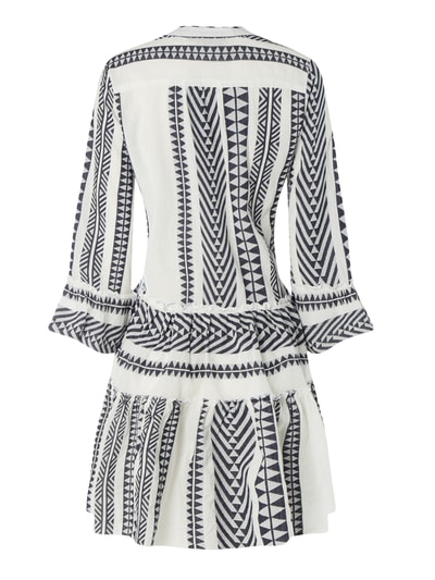 Broadway NYC Kleid mit Ikat-Muster Marine 3