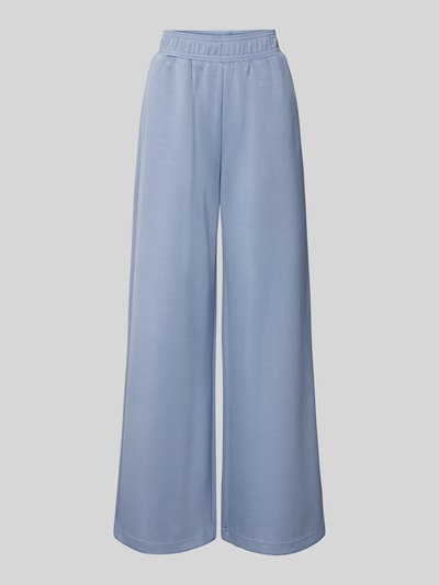 mbyM Wide Leg Stoffhose mit Eingrifftaschen Modell 'Asaka' Rauchblau 2