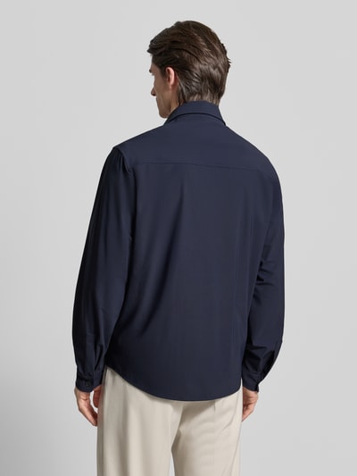 Cruna Hemdjacke mit Knopfleiste Dunkelblau 5