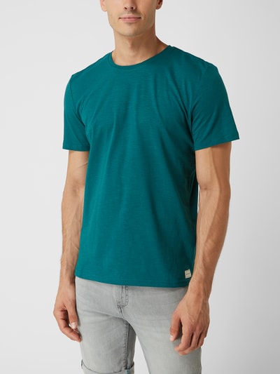 Tom Tailor T-Shirt aus Slub Jersey Petrol 4