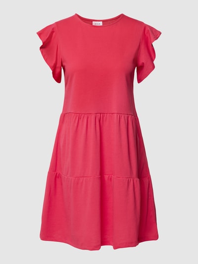 Vila Knielanges Kleid im Stufen-Look Modell 'SUMMER' Pink 2