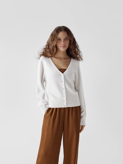 Vince Strickjacke aus Woll-Kaschmir-Mix Weiß 4