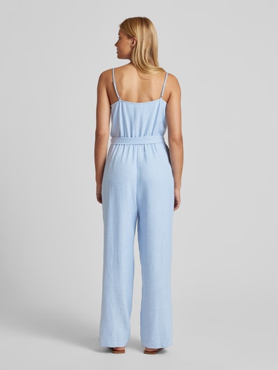 Vero Moda Jumpsuit mit Bindegürtel Modell 'MELONY' Bleu 5