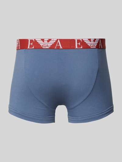 Emporio Armani Trunks mit elastischem Label-Bund im 3er-Pack Blau 3