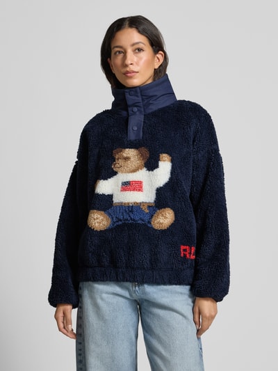 Polo Ralph Lauren Strickpullover mit Stehkragen Marine 4