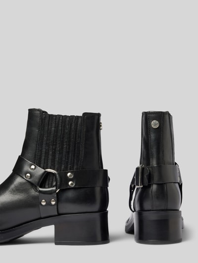 Steve Madden Boots van leer met blokhak, model 'BREAKER' Zwart - 2