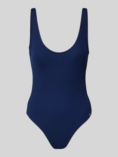 Banana Moon Badeanzug mit Label-Detail Modell 'BELMAR' Dunkelblau 1