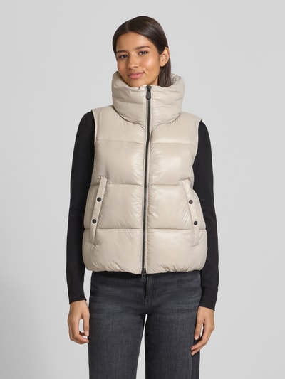 SAVE THE DUCK Steppweste mit Stehkragen Modell 'AMA' Beige 4
