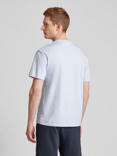 Lacoste T-shirt z naszywką z logo model ‘FRENCH ICONICS’ Jasnoniebieski 5