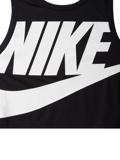 Nike Crop-Top mit Logo-Print Black 2