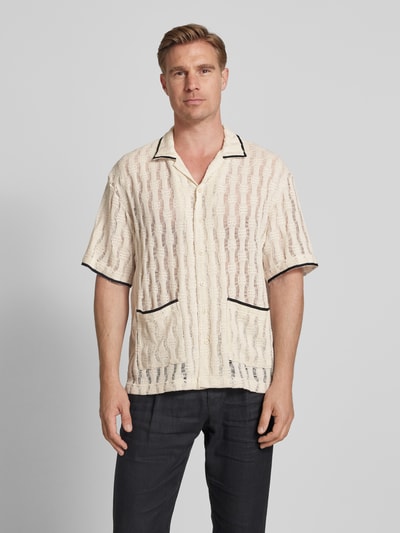 WOODBIRD Freizeithemd mit Knopfleiste Modell 'Sunny' Offwhite 4