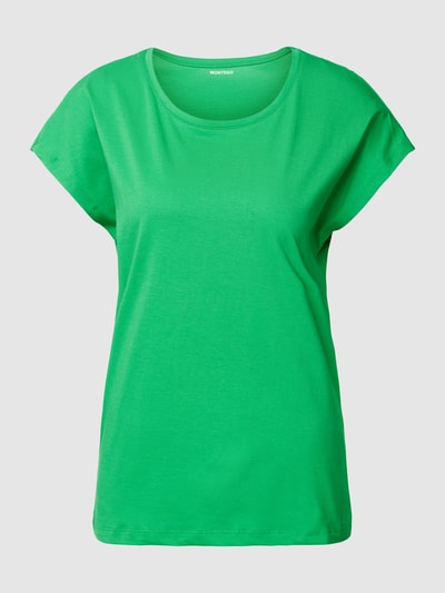 Montego T-shirt met ronde hals Groen - 2