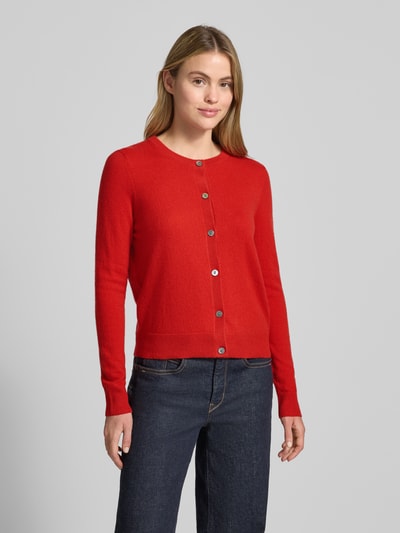 Christian Berg Woman Kurtka z dzianiny z kaszmiru z okrągłym dekoltem Czerwony 4