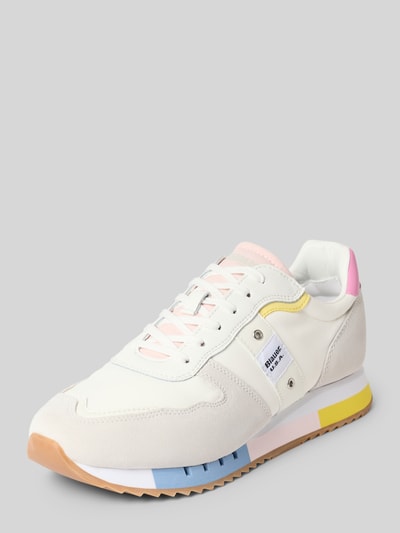 Blauer USA Sneakers met vetersluiting, model 'ROSE' Wit - 1