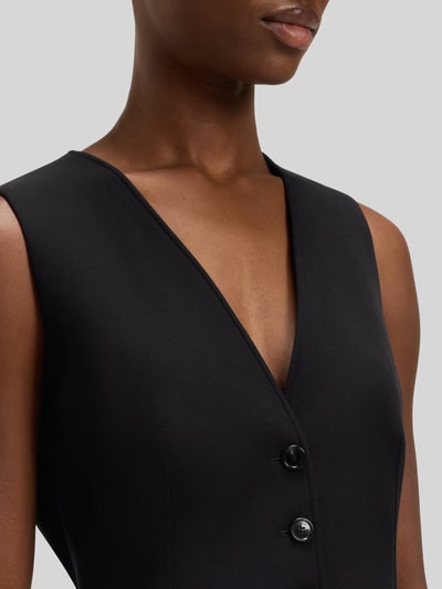 BOSS Orange Slim Fit Weste mit 3-Knopf-Verschluss Black 6