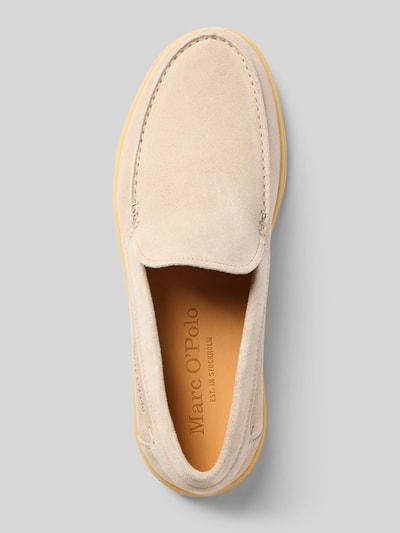 Marc O'Polo Loafers van echt suède model 'KARO 6B' Taupe - 3