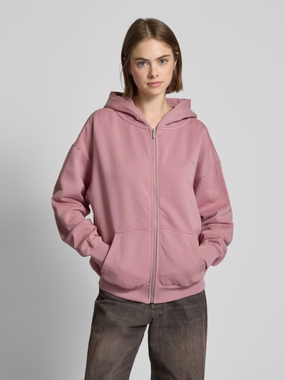 Pegador Oversized Sweatjacke mit Kapuze Pink 4