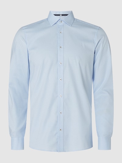 OLYMP Level Five Slim fit zakelijk overhemd met geruit motief Bleu - 2