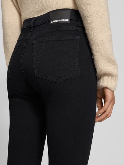 Armedangels Jeansy o kroju skinny fit z mieszanki bawełny model ‘TILLAA’ Czarny 3