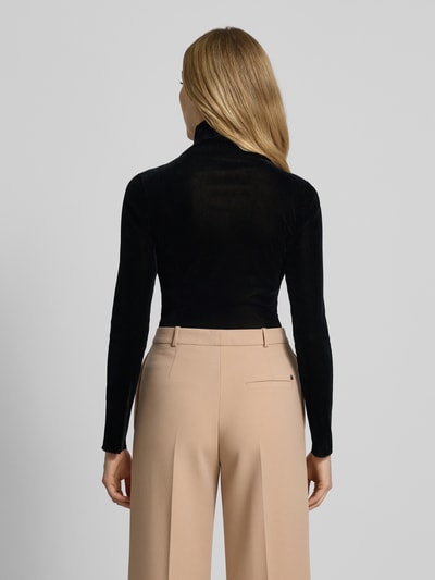 Luisa Cerano Longsleeve mit Stehkragen Black 5