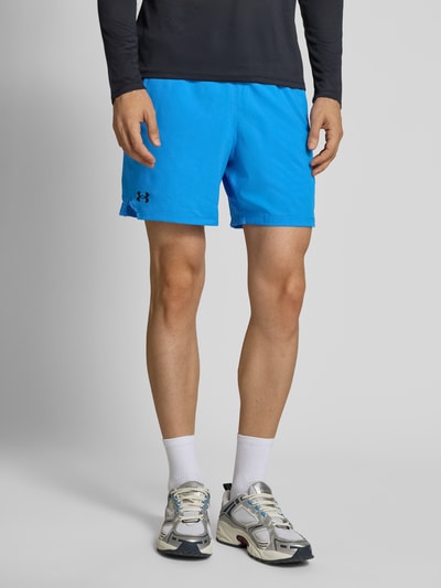 Under Armour Relaxed Fit Shorts mit Logo-Print Modell 'Vanish' Rauchblau 4