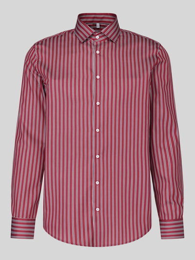 Seidensticker Slim Fit Businesshemd aus reiner Baumwolle Modell 'New Kent' Bordeaux 2