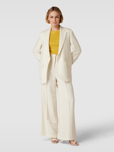 Weekend Max Mara Blazer mit Pattentaschen Modell 'PAPAILE' Ecru 1