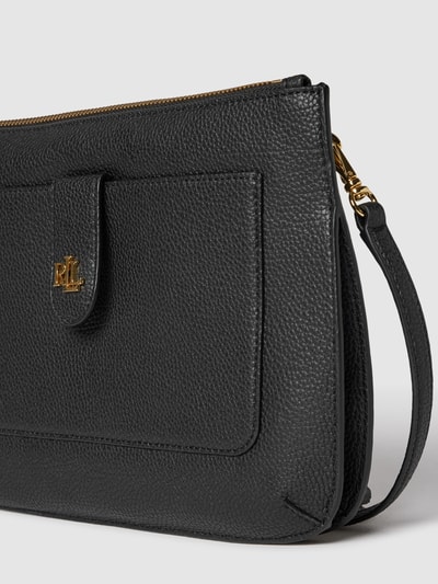 Lauren Ralph Lauren Umhängetasche aus Leder mit Label-Detail Modell 'JAMEY' Black 3