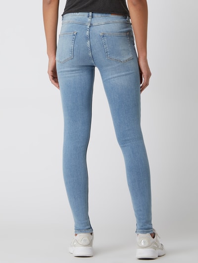 Review Jeansy o kroju skinny fit z wysokim stanem Królewski niebieski 5