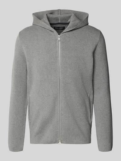 Marc O'Polo Regular Fit Strickjacke aus reiner Baumwolle Hellgrau 2