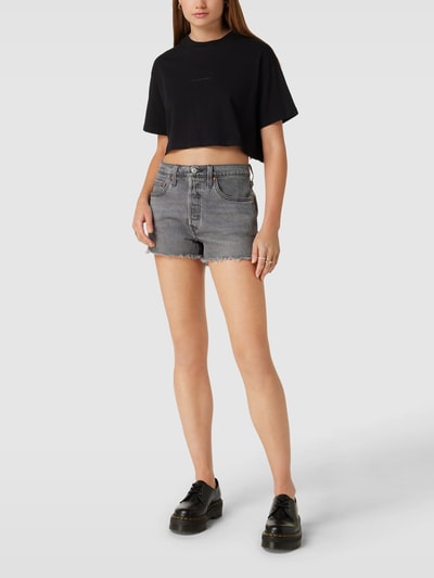 Levi's® Korte jeans met gerafelde boorden Antraciet - 1