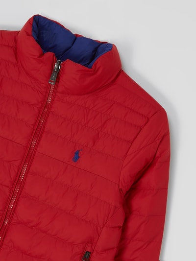 Polo Ralph Lauren Teens Pikowana kurtka dwustronna  Czerwony 4