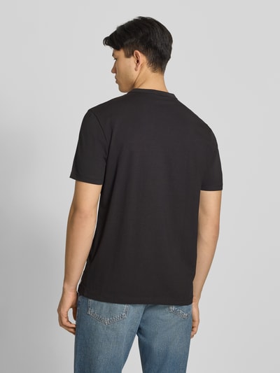 HUGO Blue Regular Fit T-Shirt-Set aus Baumwoll-Mix Modell 'NAOLO' im 2er-Pack Black 5