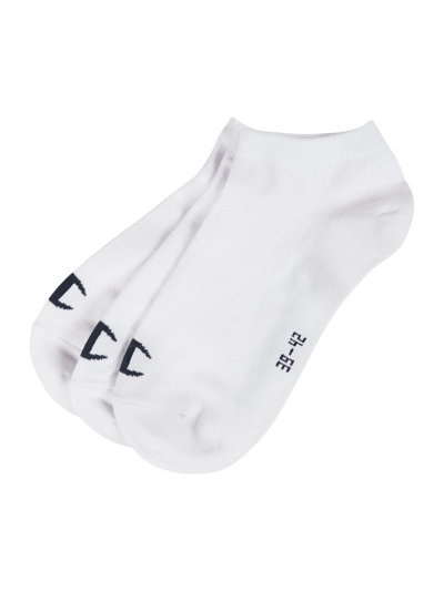 CHAMPION Sneakersocken mit Label-Print im 3er-Pack Weiss 1